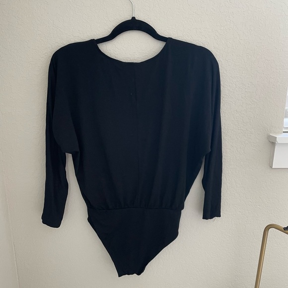Low Cut Black Bodysuit - Picture 5 of 5
